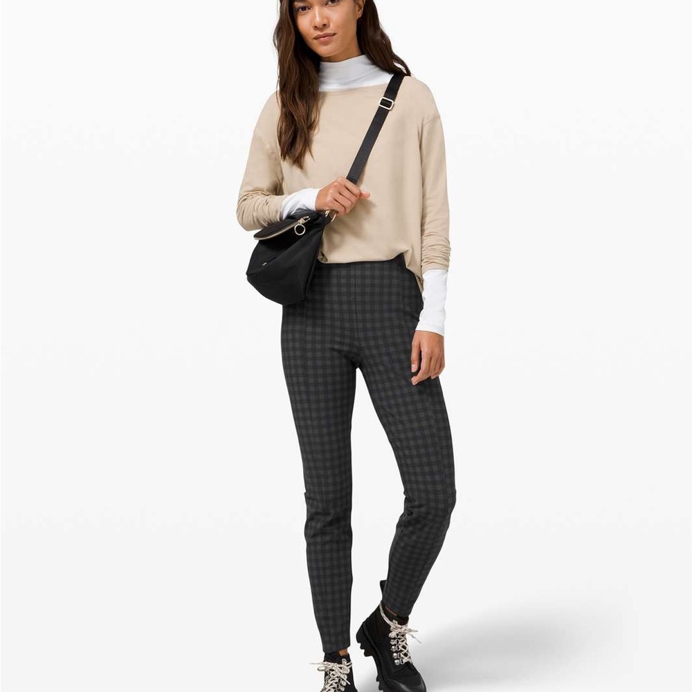 Lululemon Plaid Leggings 7/8 Length